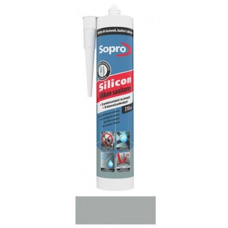 SOPRO Silikon Sanitarny 310ml Manhattan (77)
