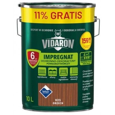 VIDARON IMPREGNAT 9L+11% GRATIS ORZECH