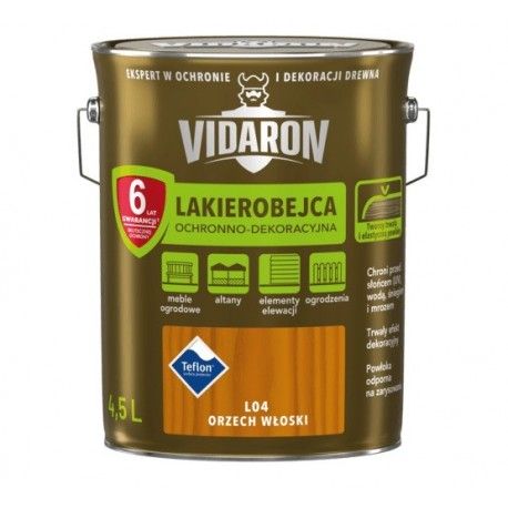 Vidaron Lakierobejca 4.5L Orzech Włoski
