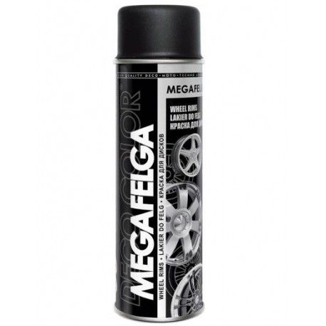 Deco Color Spray do felg 500ml czarny MEGA FELGA